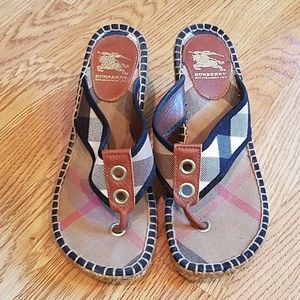 Burberry Espadrille Wedges